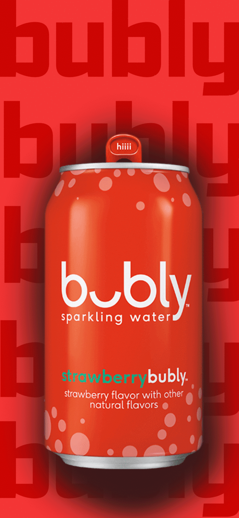 Bubly sparkling water advertisement gif